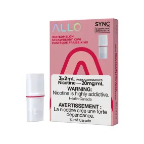 STLTH Compatible Allo Sync Watermelon Strawberry Kiwi Vape Pods
