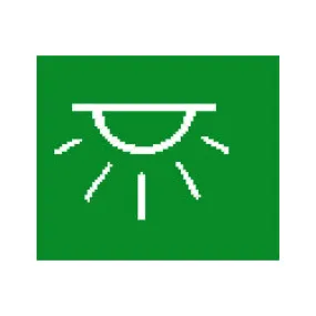 Switch Lens Bottom Green Interior Lamp Pk1