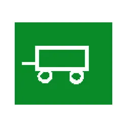 Switch Lens Bottom Green Trailer Warning Pk1