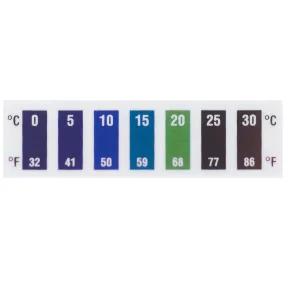 Tempilabel Reversible - 86°F (-0°C) - 160°F (71°) - Pack of 10