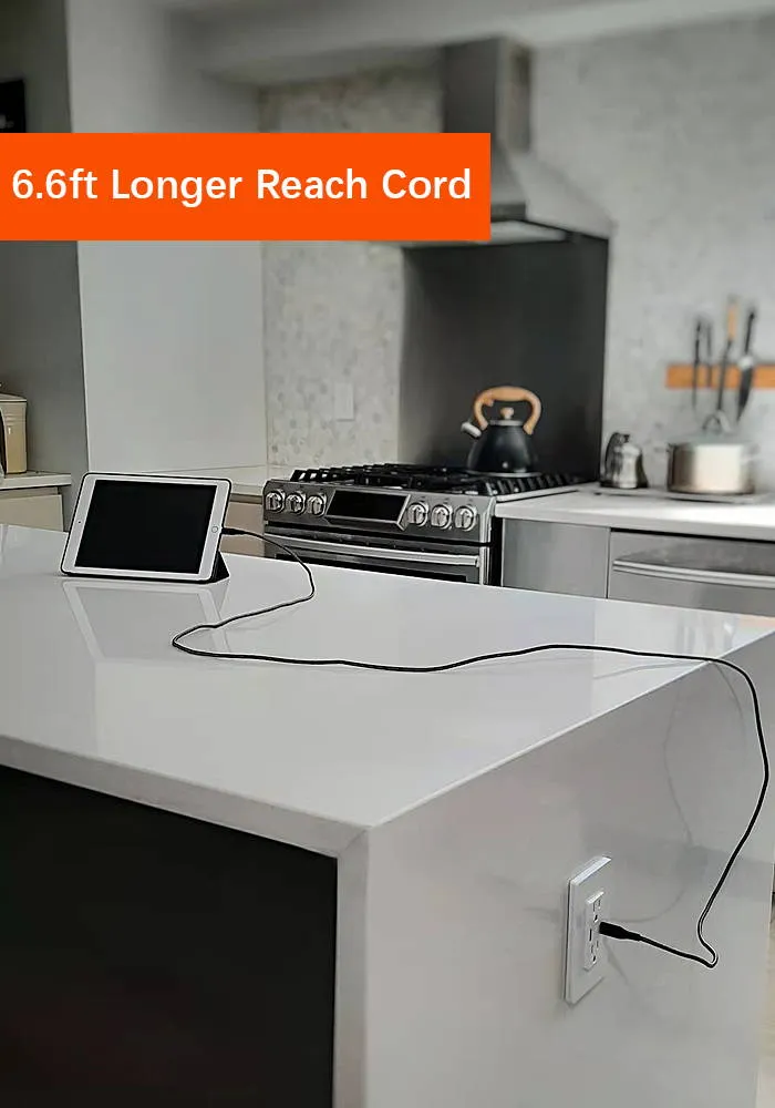 Uolo Link 2m Braided USB C to Lightning Charge & Sync Cable