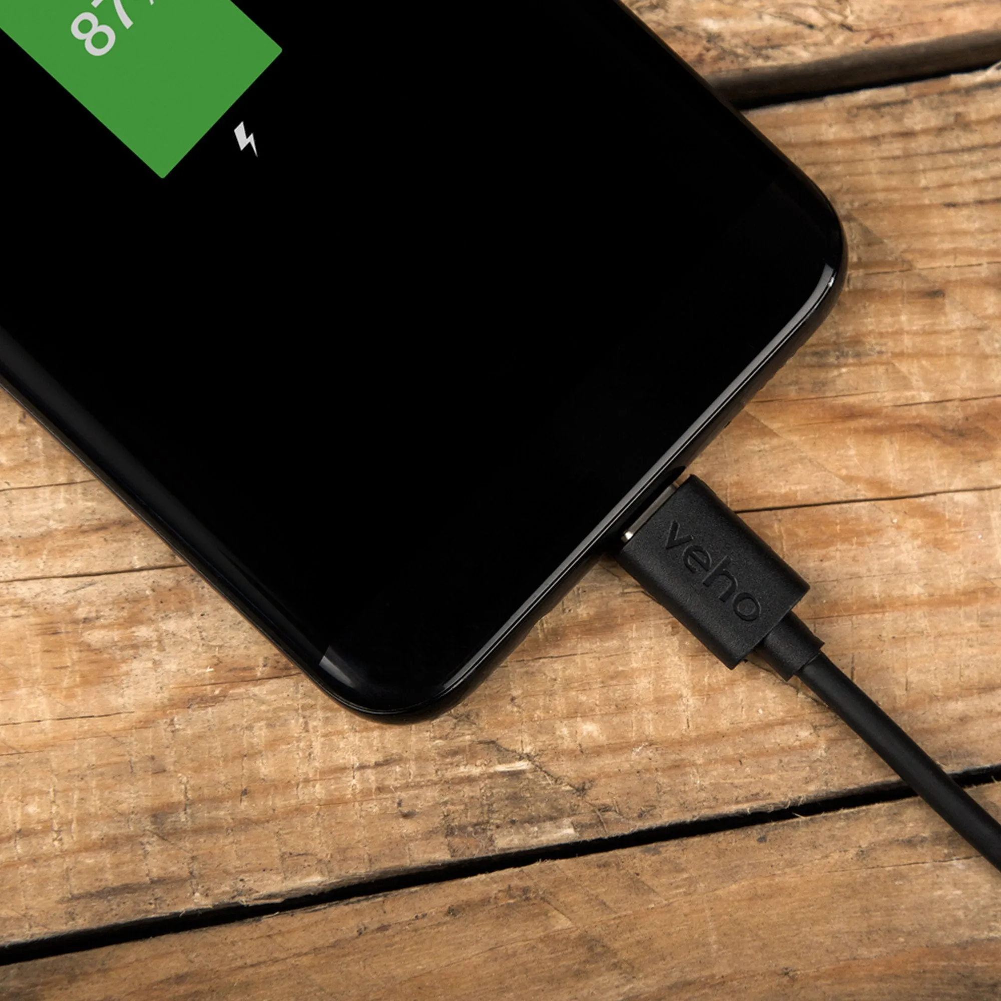 Veho Pebble USB-A to USB-C™ Universal Charge and Sync 1m/3.3ft Cable