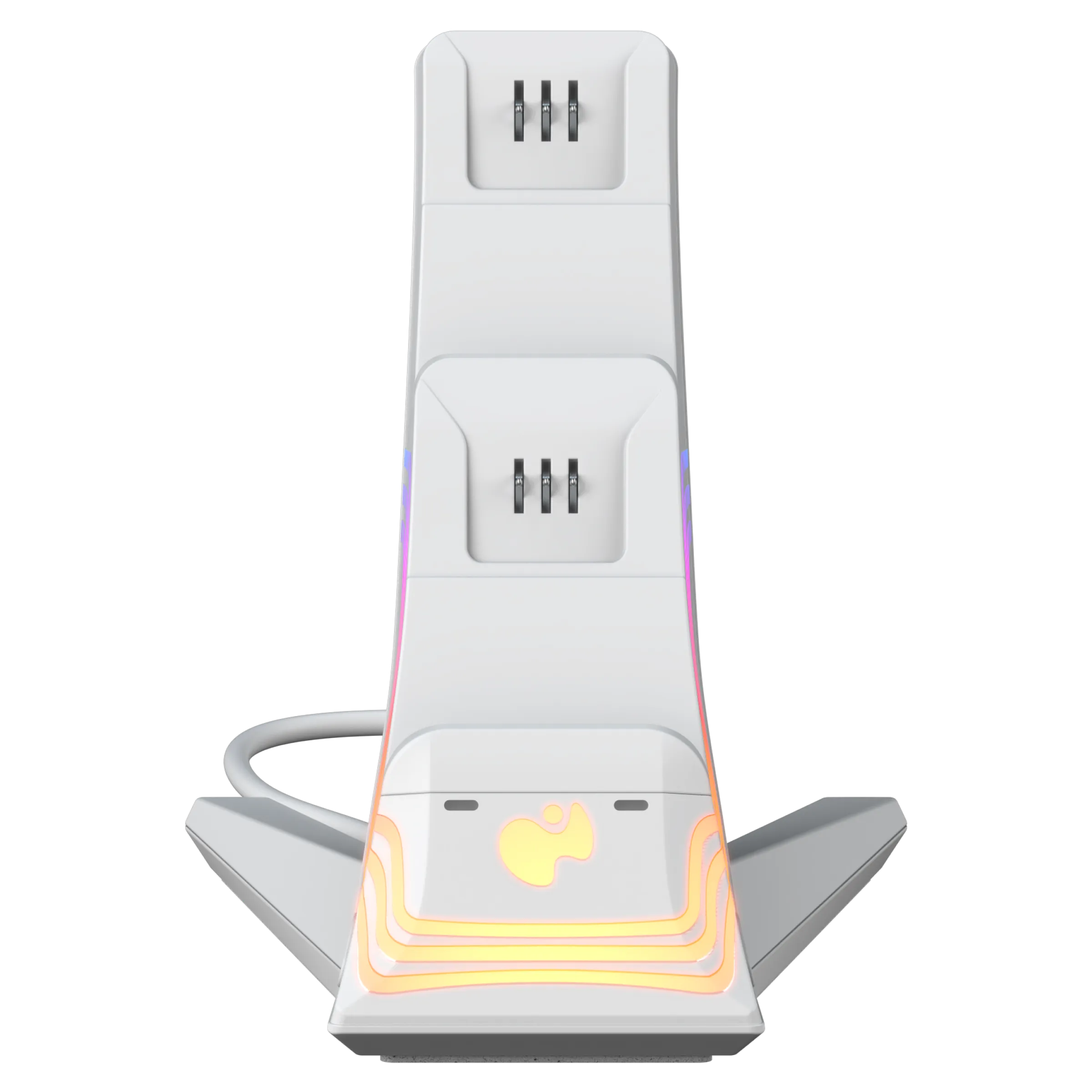 Xbox Series X|S White Afterglow Wave Dual Charger