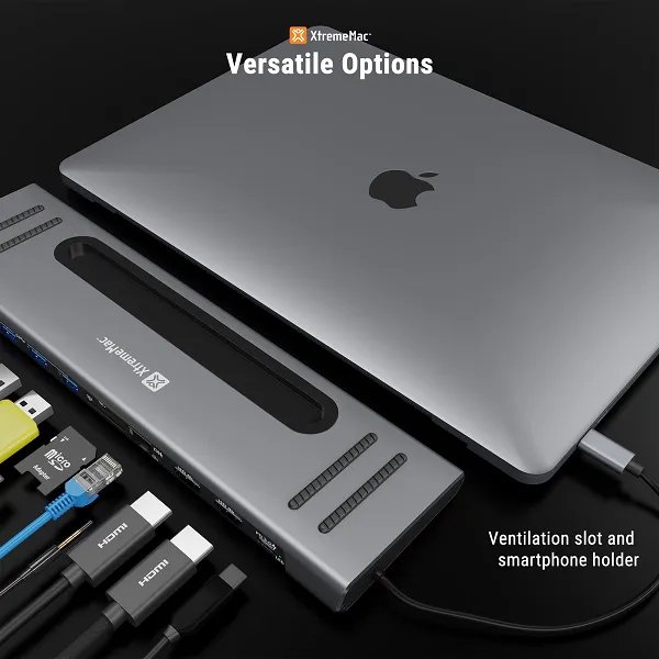 XTREMEMAC Type-C Docking Hub Station – 12 ports