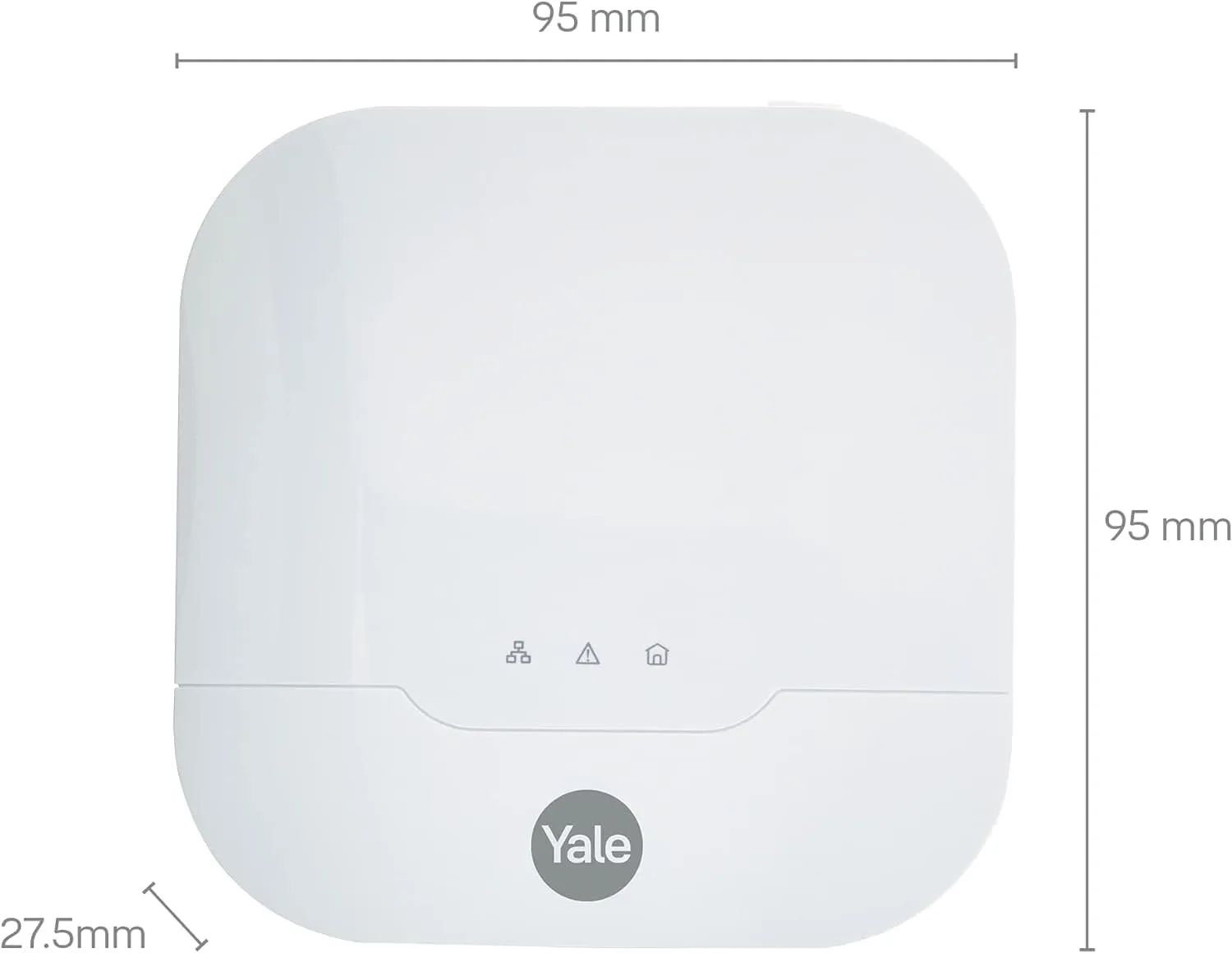 Yale IA-320 Sync Smart Home Alarm 6 piece kit. Includes Sync Alarm Hub, External Siren, 1x Door/Window Contacts, 2x PIR Motion Detector, Keypad. Works with Alexa, Google Assistant & Philips Hue