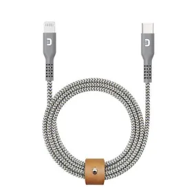Zendure SuperCord USB-C to 8pin MFI Lightning Cable Grey-1GPB